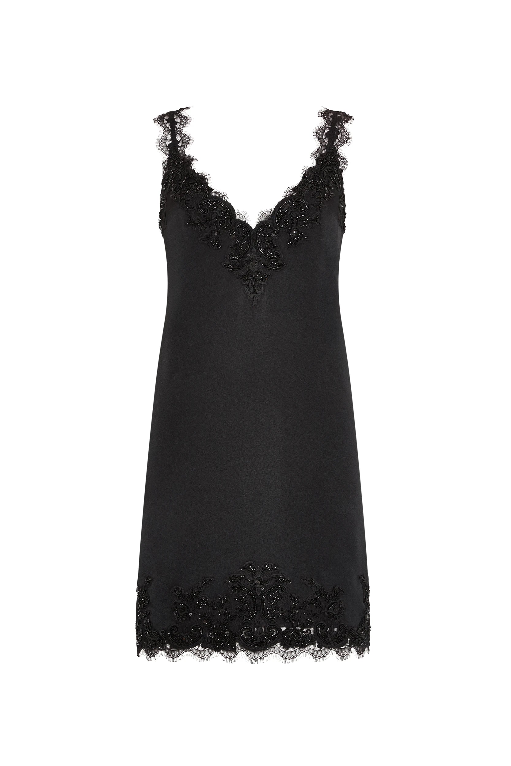 Ciara Crepe Mini Dress Black | Kobi Halperin