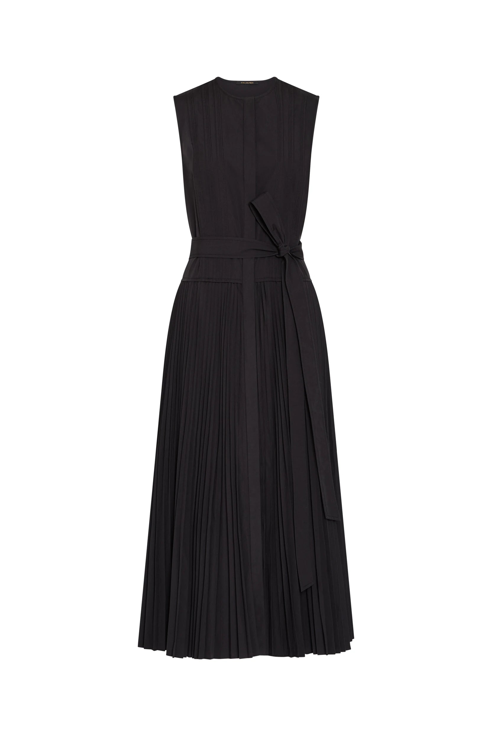 Fleur Sleeveless Tie Long Dress Black | Kobi Halperin