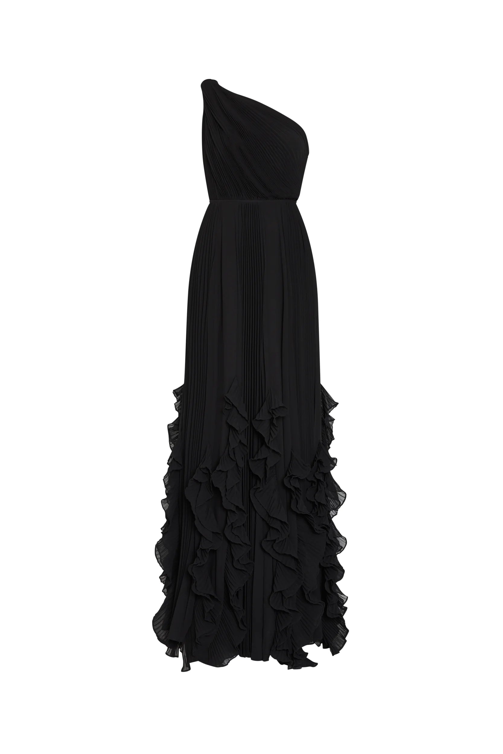 Iris One Shoulder Long Dress Black | Kobi Halperin