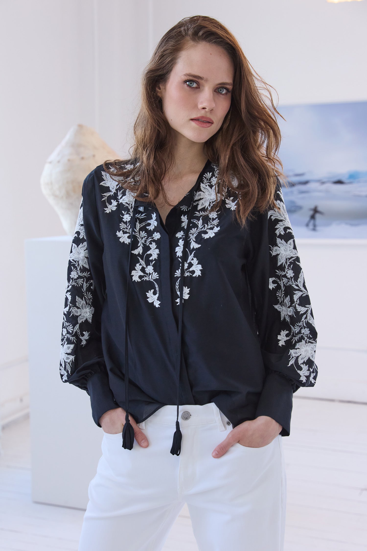 Franki Long Sleeve Bubble Blouse | Kobi Halperin