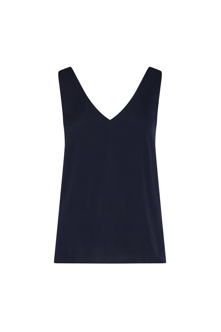 Black tank top on a white background