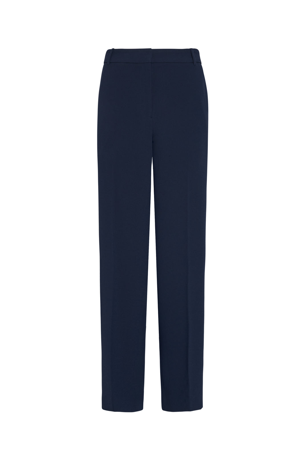Navy blue pants on a white background