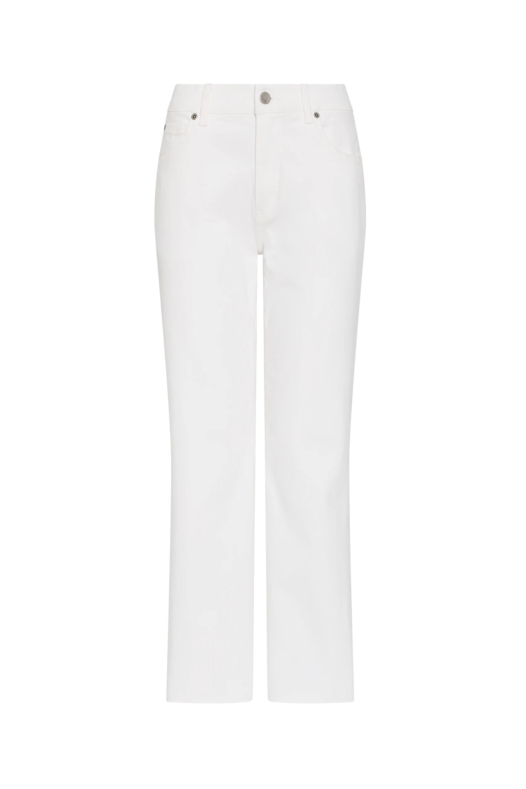 White pants on a white background