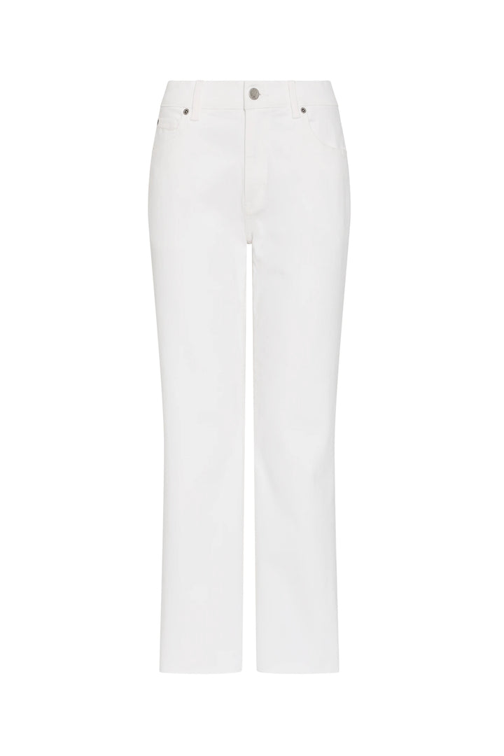 White pants on a white background